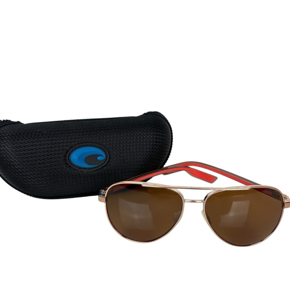 COSTA Del Mar Peli Polariized Sunglasses Rose Gold/Copper - $298. - Picture 14 of 14